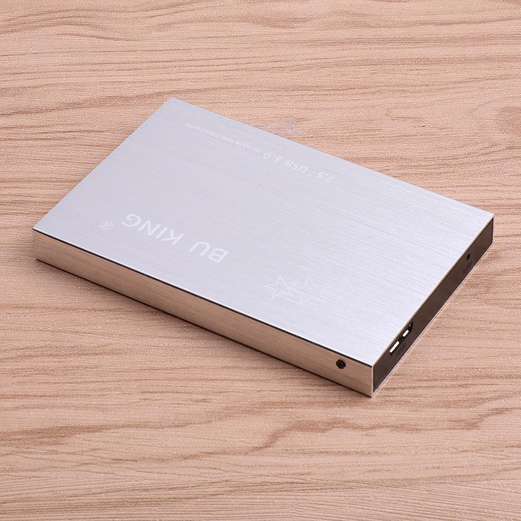 250G External 2.5" USB 3.0 Hard Disk Drive HDD for Notebook Laptop Silver