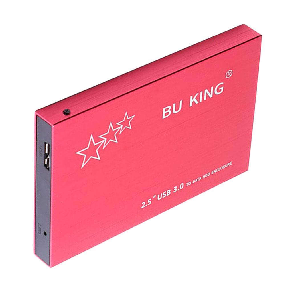 80GB External 2.5" USB 3.0 Hard Disk Drive HDD SATA for Notebook Laptop Red