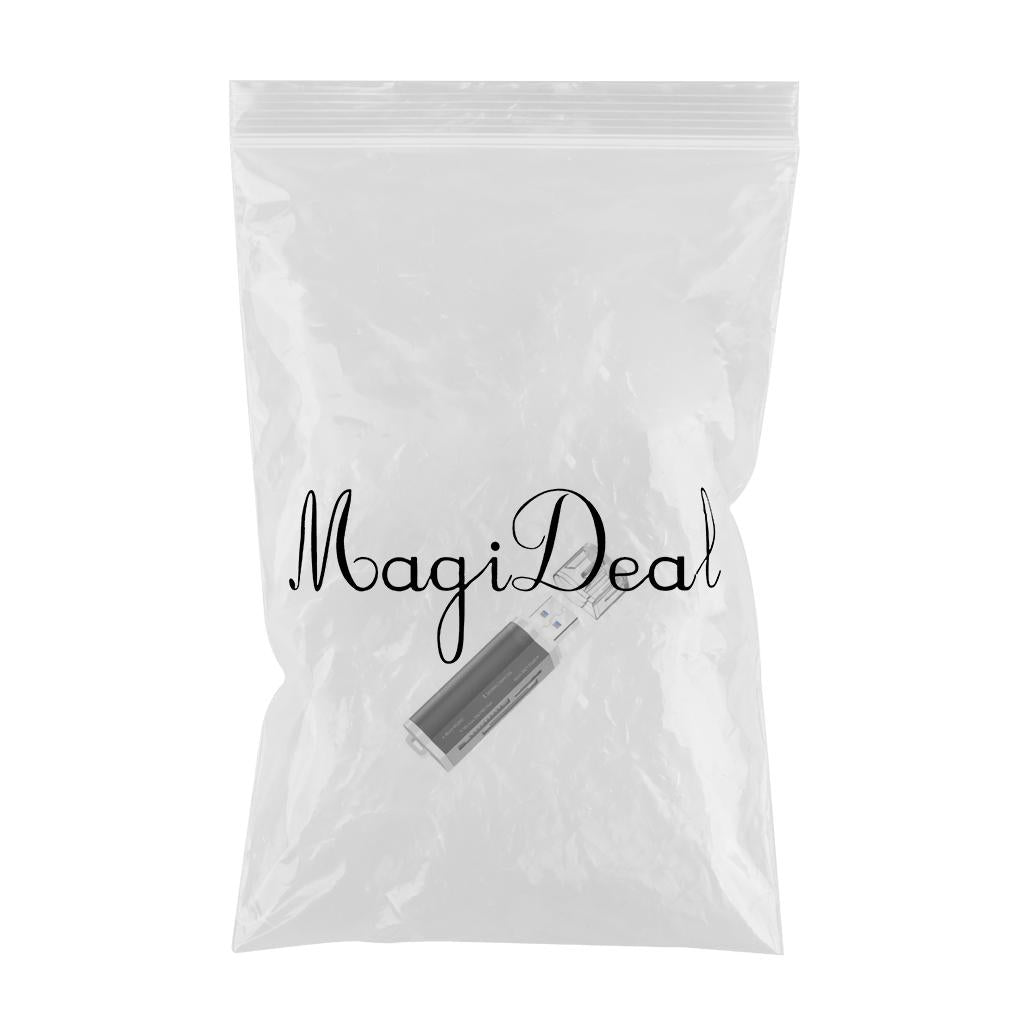 USB 3.0 Memory Card Reader Adapter for Micro SD TF M2 MS Card Black