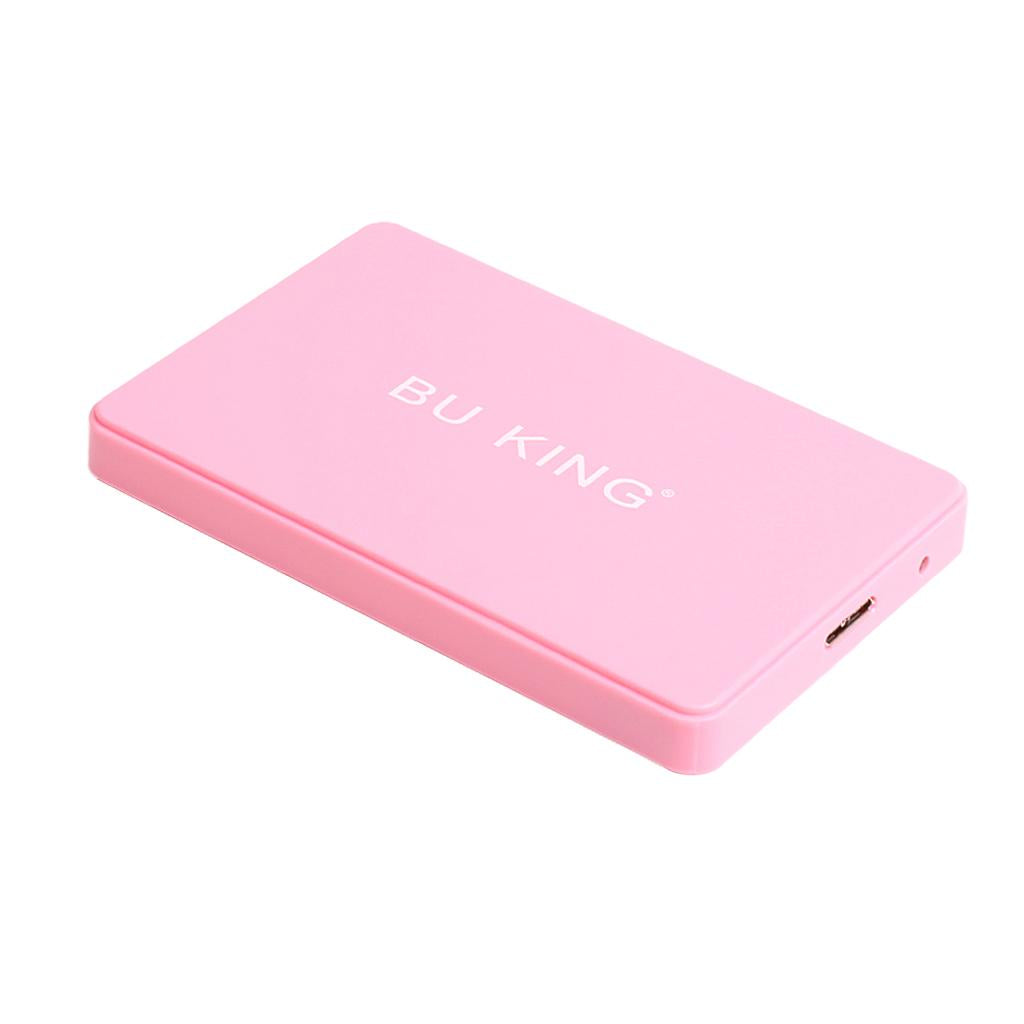 Bu King 2.5" 120G External Micro USB Hard Drive Disk HDD SSD Enclosure New