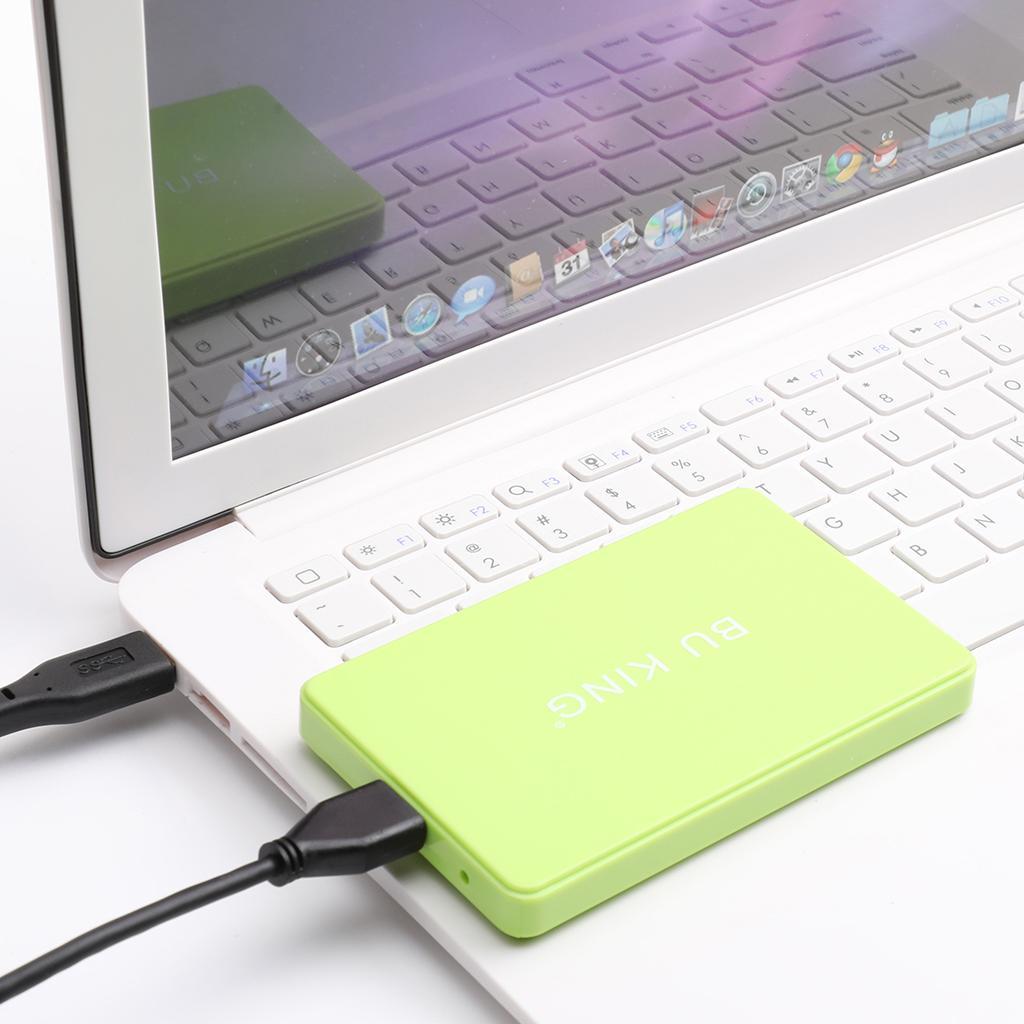 2.5'' 40G External Hard Disk Drive USB 3.0 Data Transfer HDD Box Case Green
