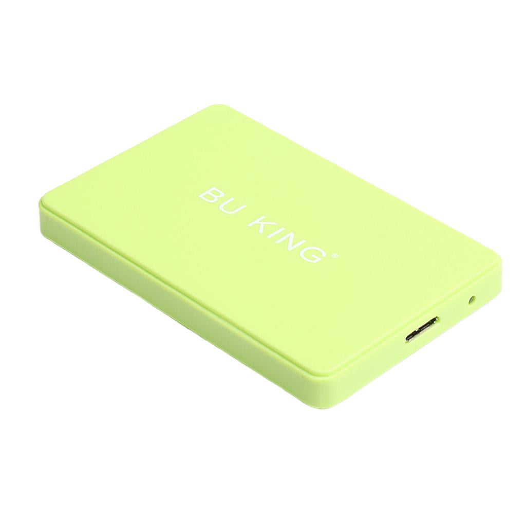 2.5'' 60G External Hard Disk Drive USB 3.0 Data Transfer HDD Box Case Green