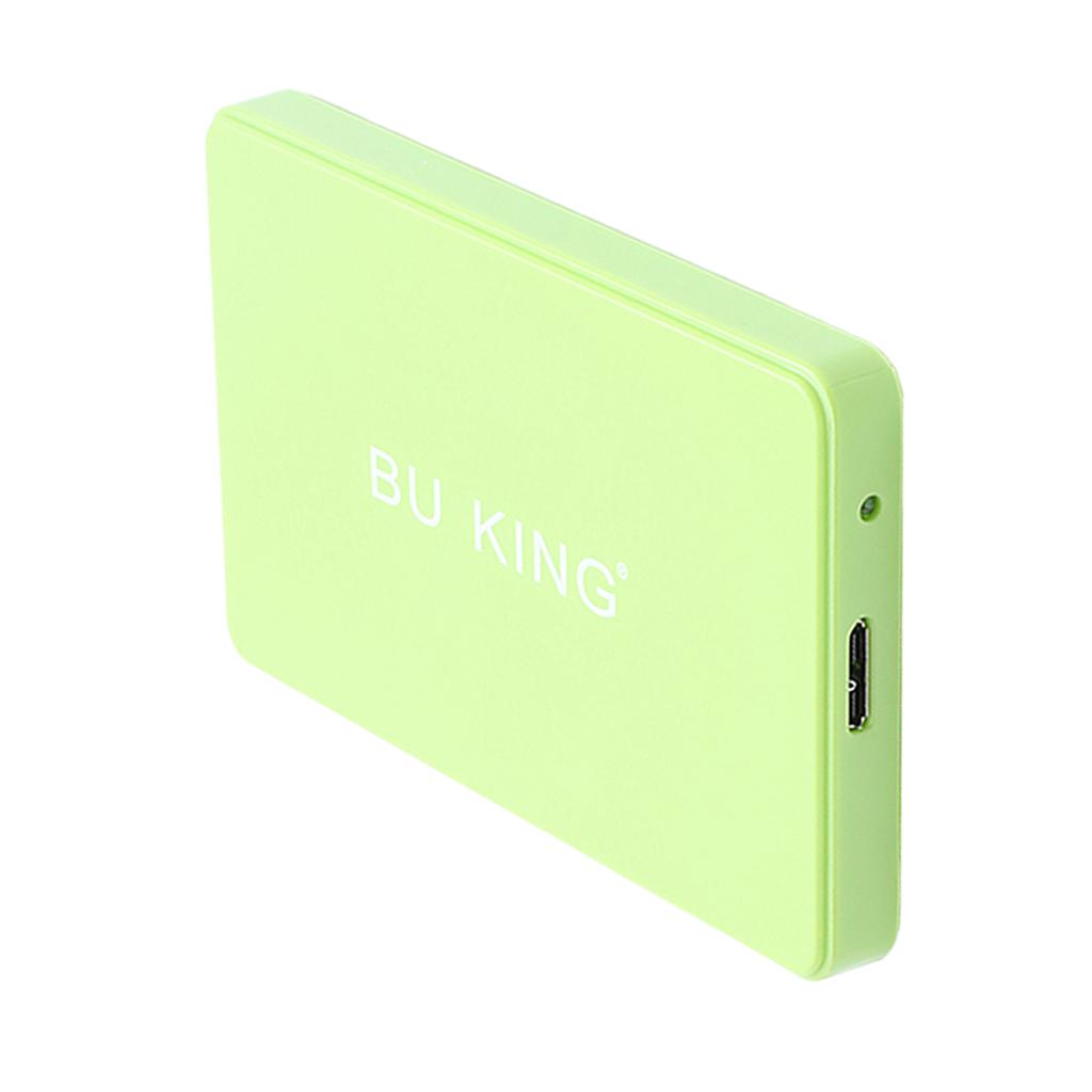 2.5'' 160G External Hard Disk Drive USB 3.0 Data Transfer HDD Box Case Green