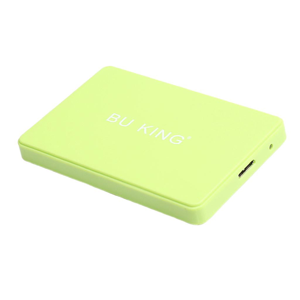 2.5'' 500G External Hard Disk Drive USB 3.0 Data Transfer HDD Box Case Green