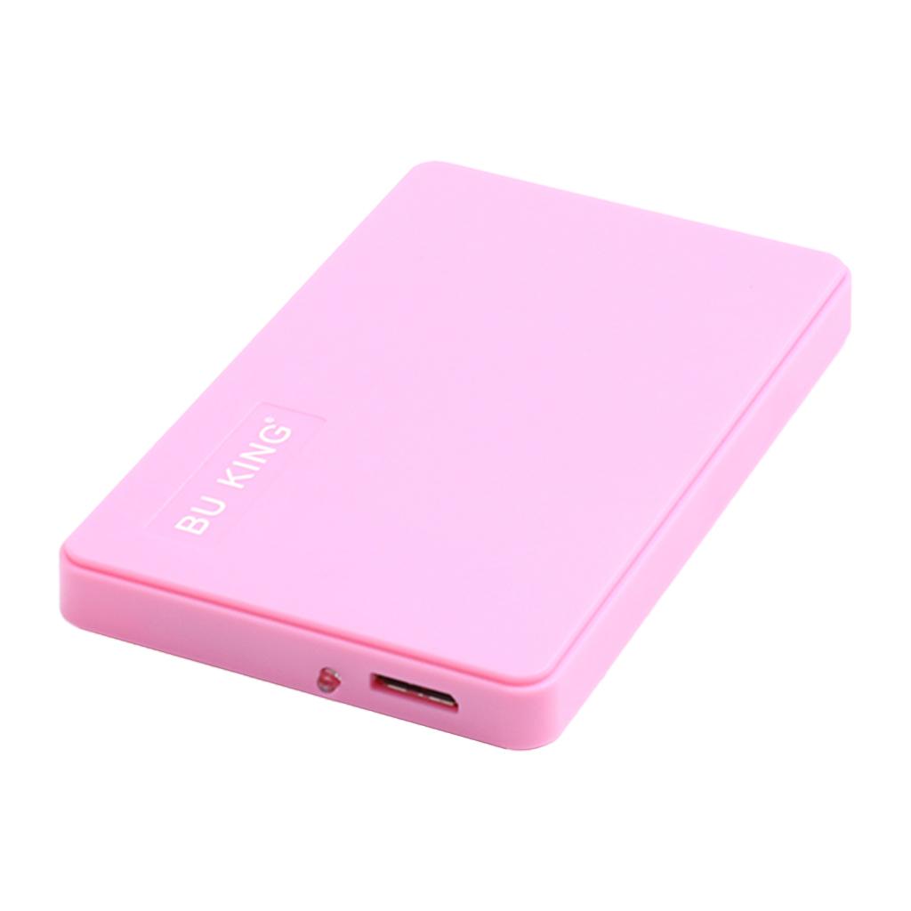 Ultra Slim Portable Pink 80G 2.5" USB 3.0 Hard Drive Disk HDD for Laptop PC