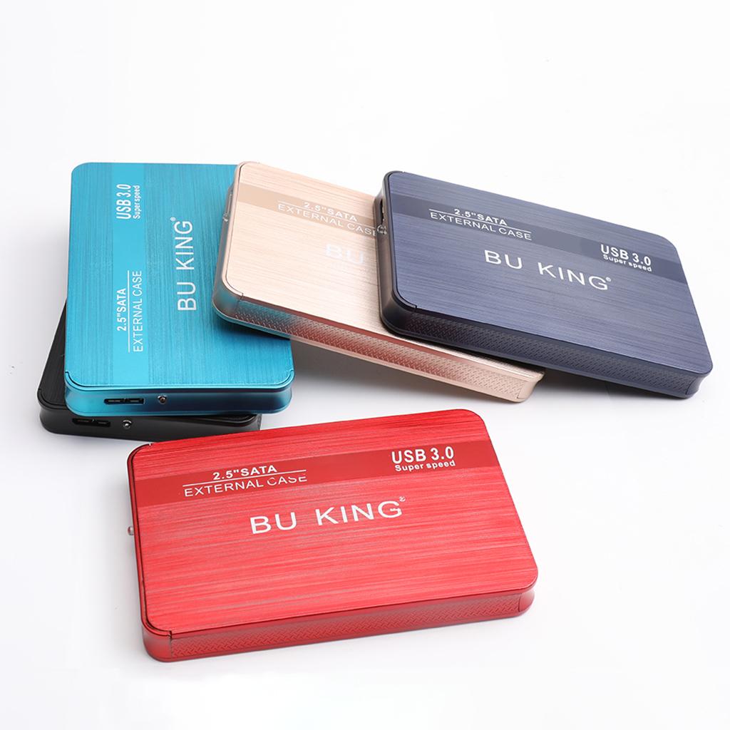 BUKING Portable 2.5'' SATA USB 3.0 External SSD Hard Drive Case 60GB Golden