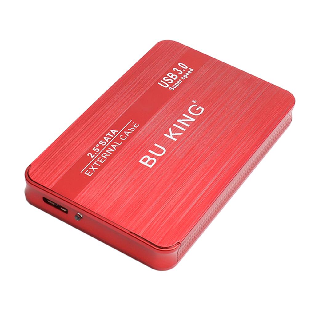 2.5'' 160G External Hard Disk Drive USB 3.0 Data Transfer HDD Box Case Red