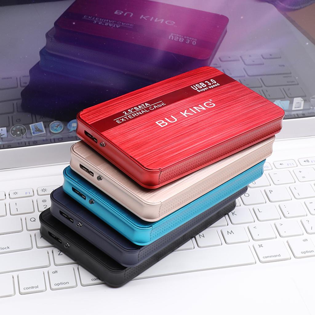 2.5'' 500G External Hard Disk Drive USB 3.0 Data Transfer HDD Box Case Red