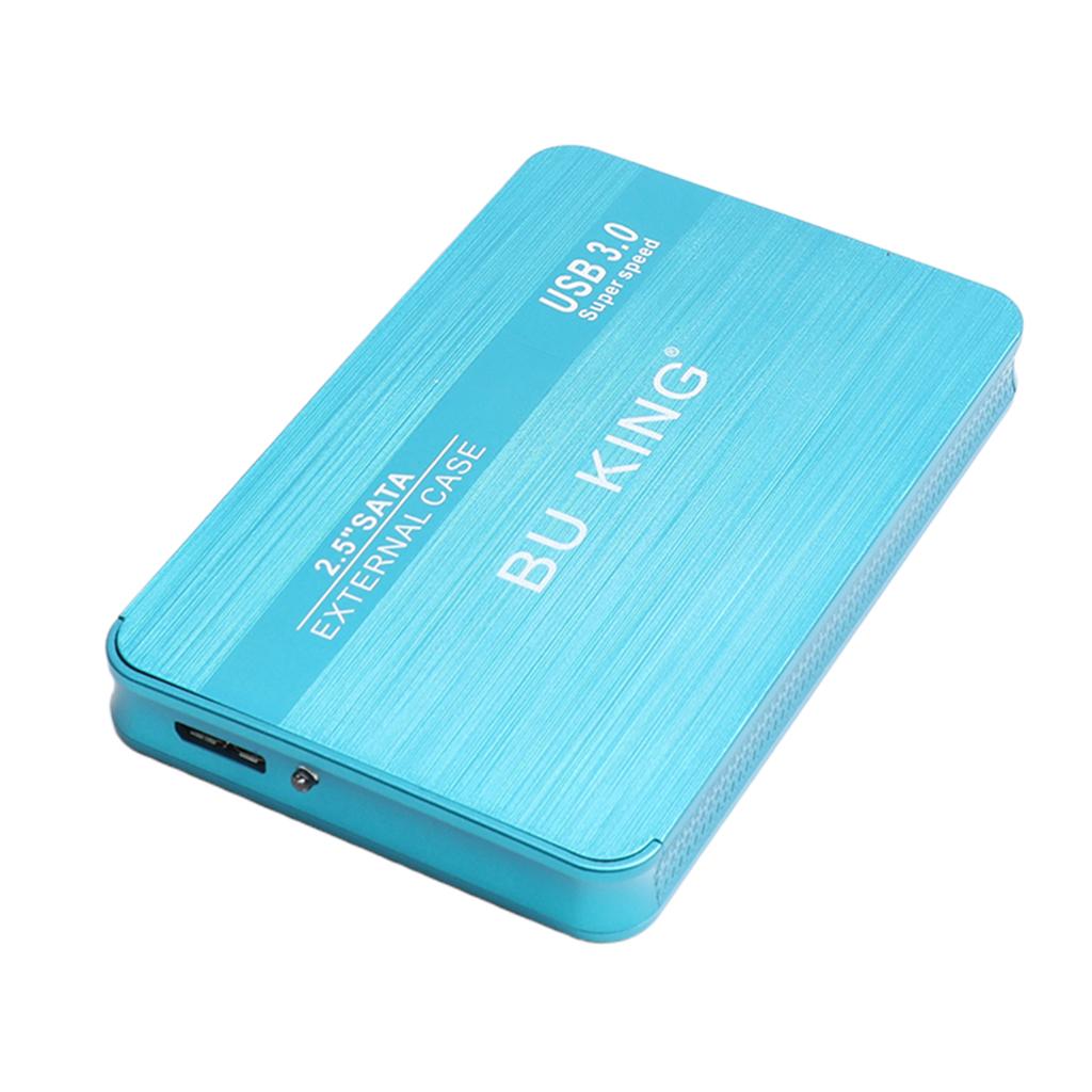2.5" SATA to USB3.0 Portable External Solid State Drive Blue 500G
