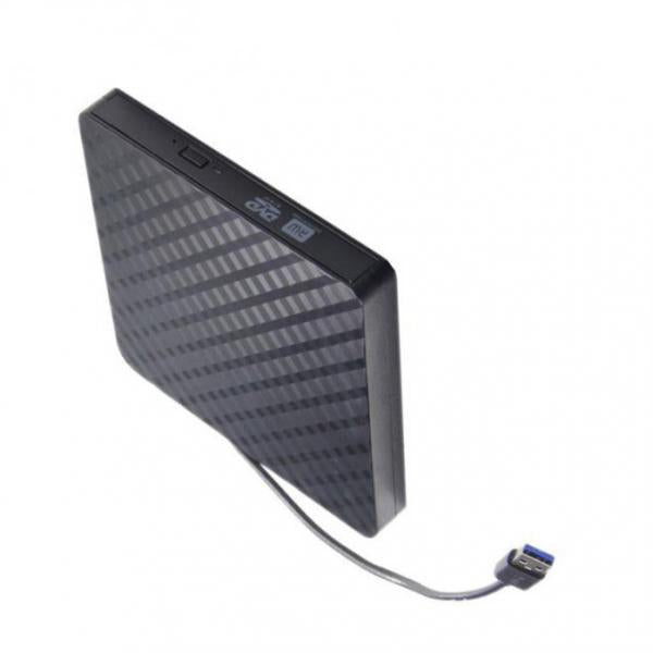 New External USB 3.0 DVD-RW CD Writer Burner Reader Player for PC Black