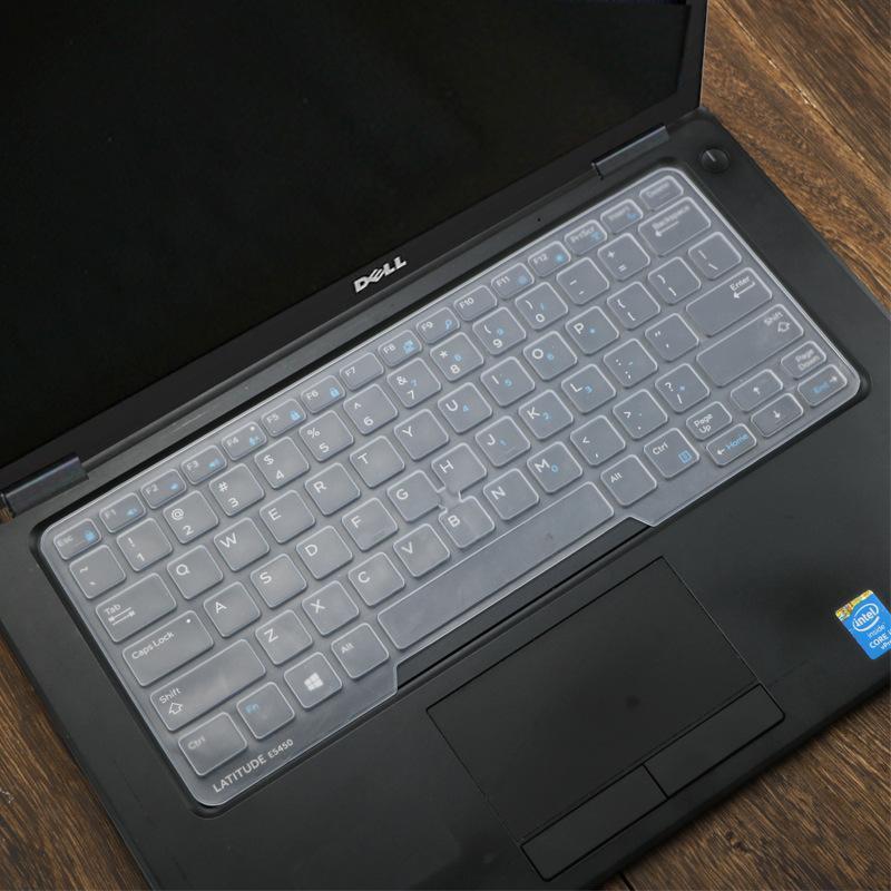 Silicone Keyboard Skin for Dell Latitude E5480 E5490 Transparent
