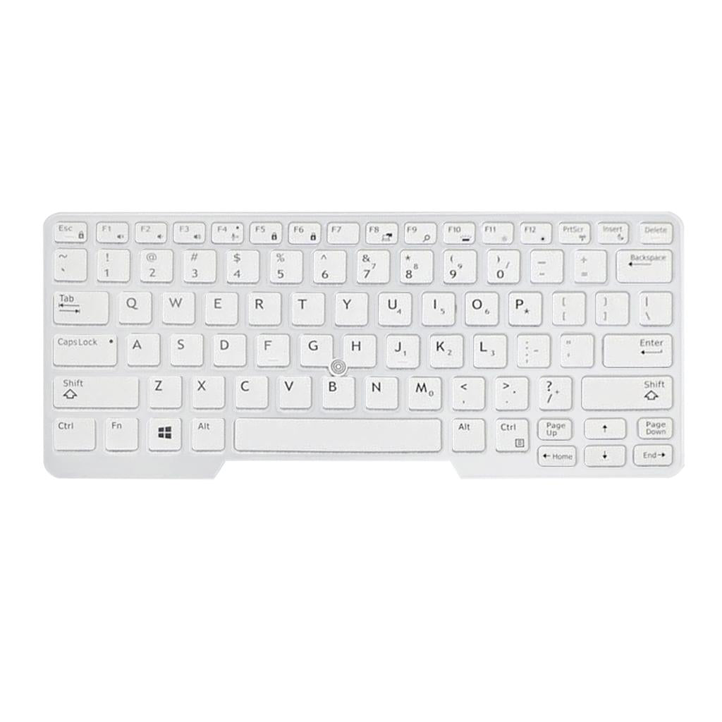 Silicone Keyboard Skin for Dell Latitude E5480 E5490 White
