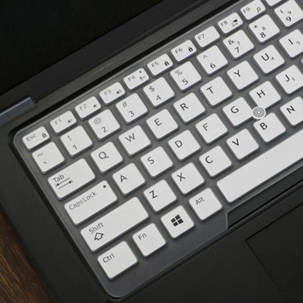Silicone Keyboard Skin for Dell Latitude E5480 E5490 White