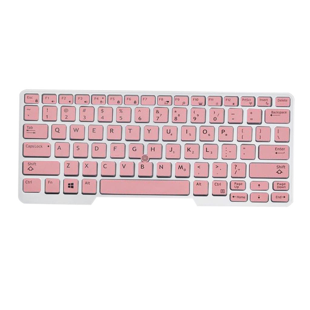 Silicone Keyboard Skin for Dell Latitude E5480 E5490 Pink