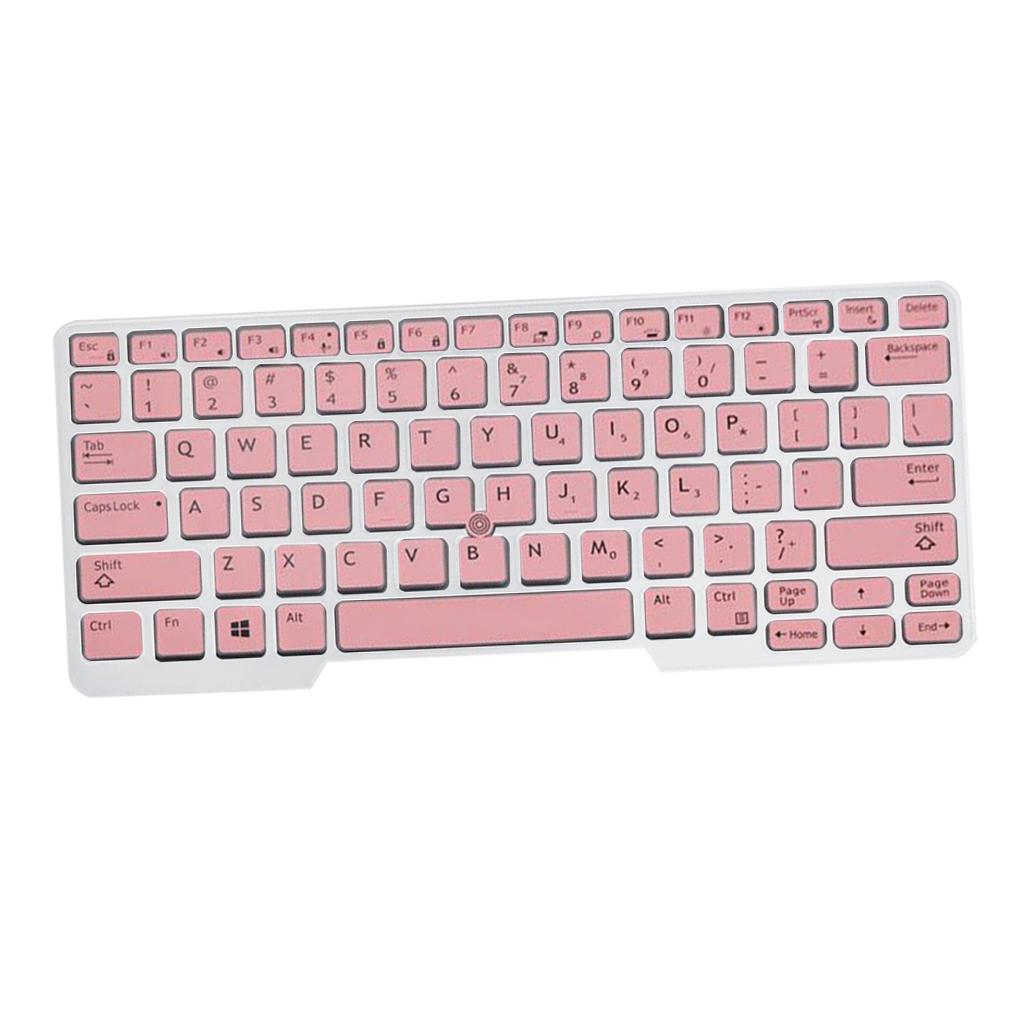 Silicone Keyboard Skin for Dell Latitude E5480 E5490 Pink