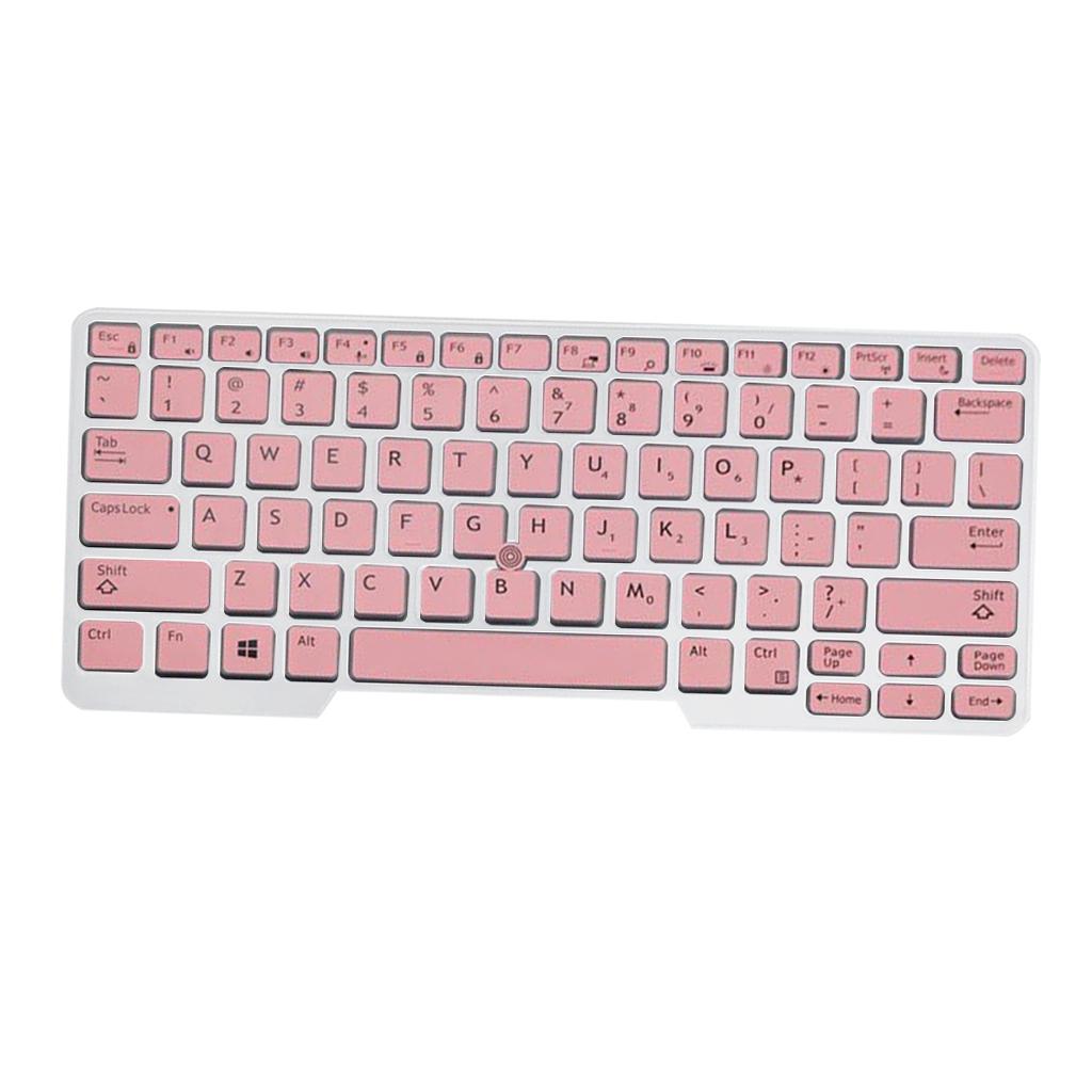 Silicone Keyboard Skin for Dell Latitude E5480 E5490 Pink