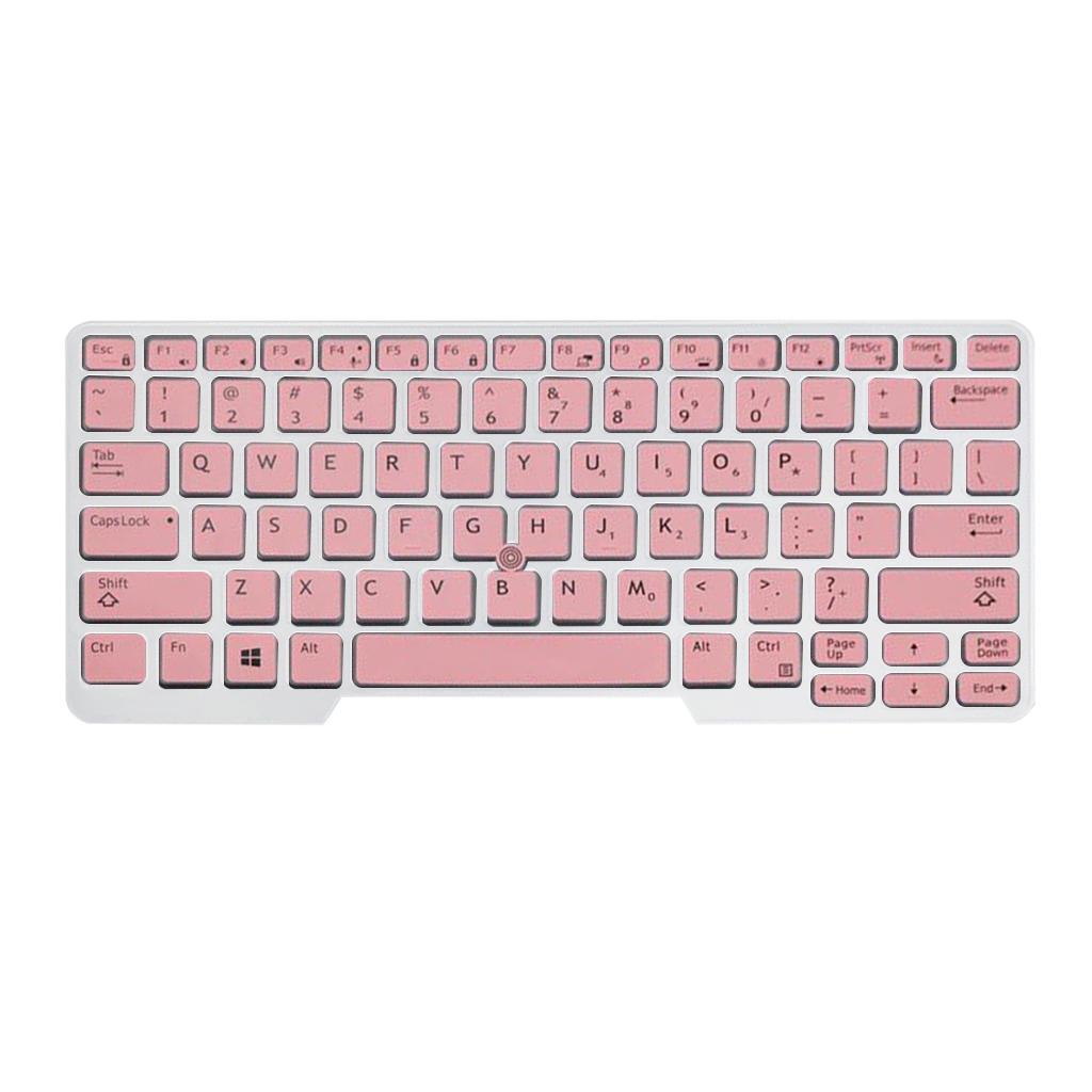 Silicone Keyboard Skin for Dell Latitude E5480 E5490 Pink