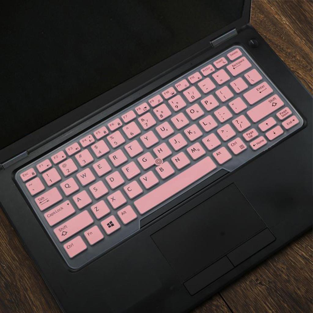 Silicone Keyboard Skin for Dell Latitude E5480 E5490 Pink
