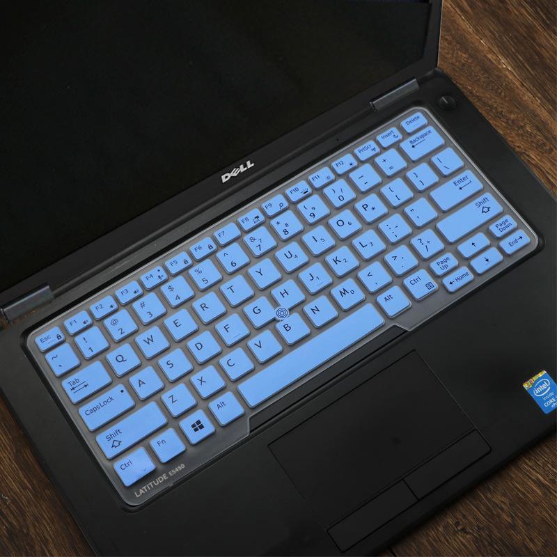 Silicone Keyboard Skin for Dell Latitude E5480 E5490 Blue