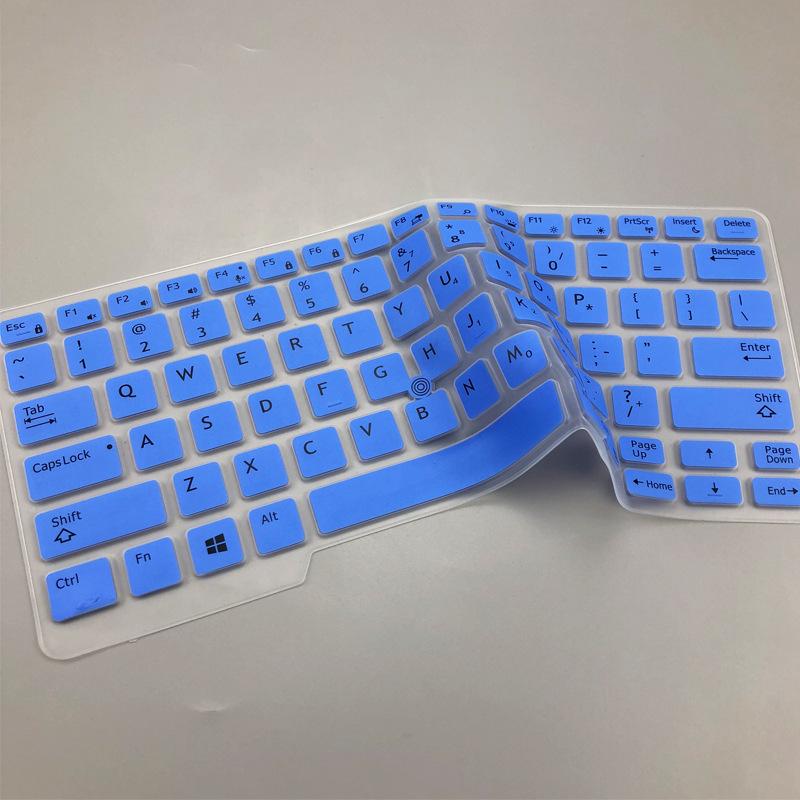Silicone Keyboard Skin for Dell Latitude E5480 E5490 Blue