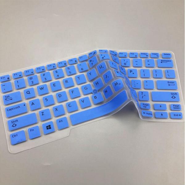 Silicone Keyboard Skin for Dell Latitude E5480 E5490 Blue