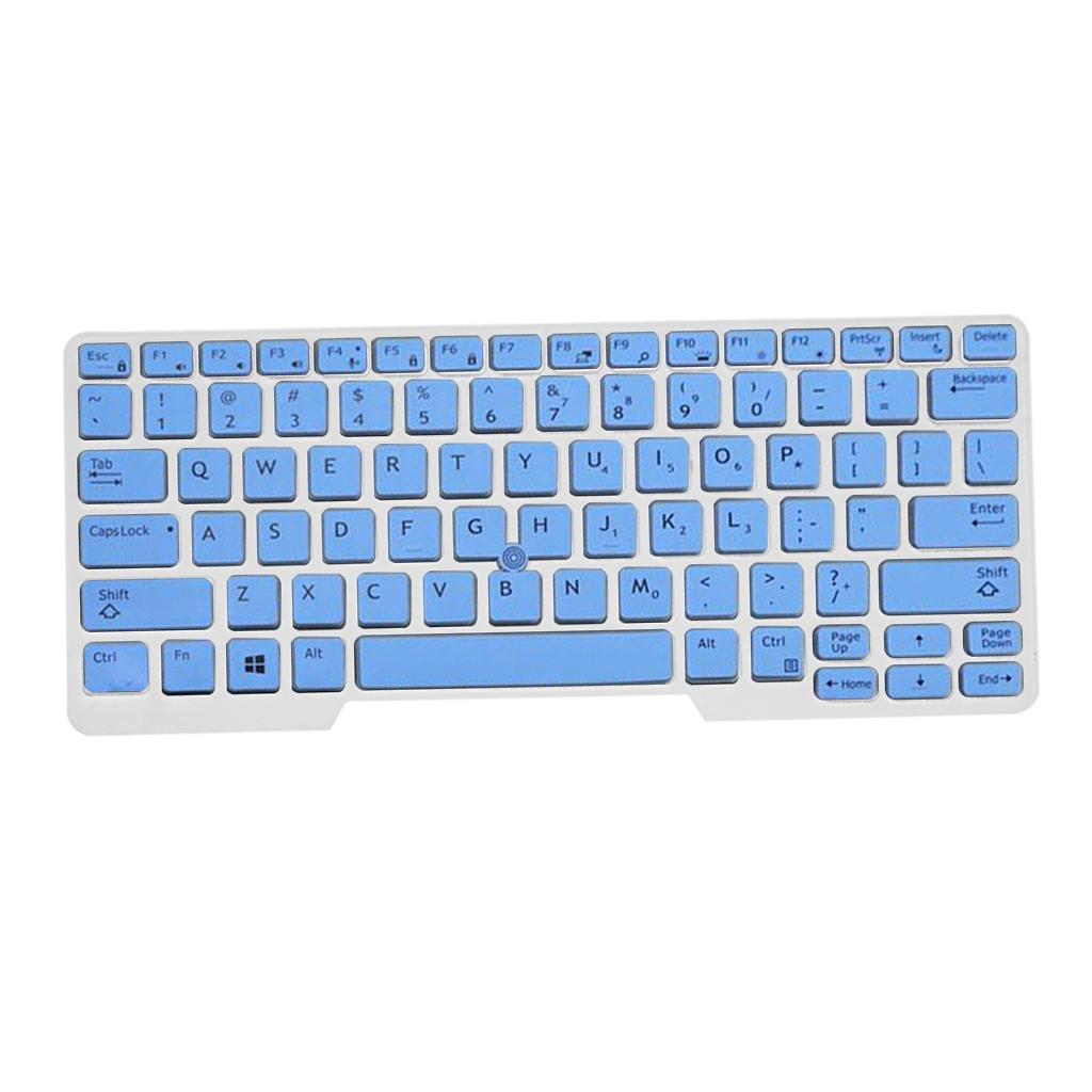 Silicone Keyboard Skin for Dell Latitude E5480 E5490 Blue