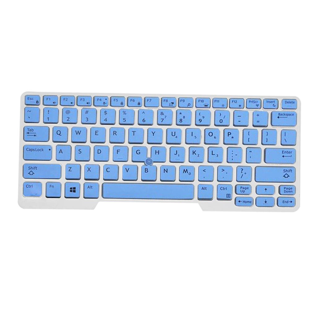 Silicone Keyboard Skin for Dell Latitude E5480 E5490 Blue