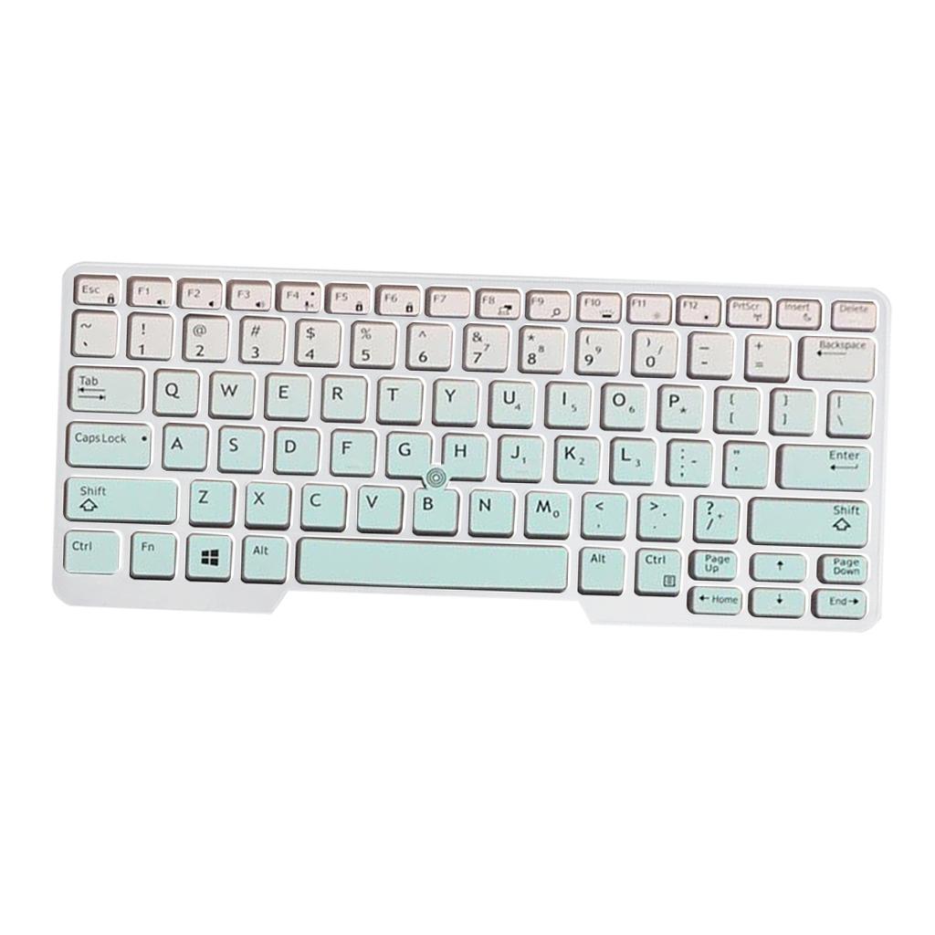 Silicone Keyboard Skin for Dell Latitude E5480 E5490 Mint Green Gradient