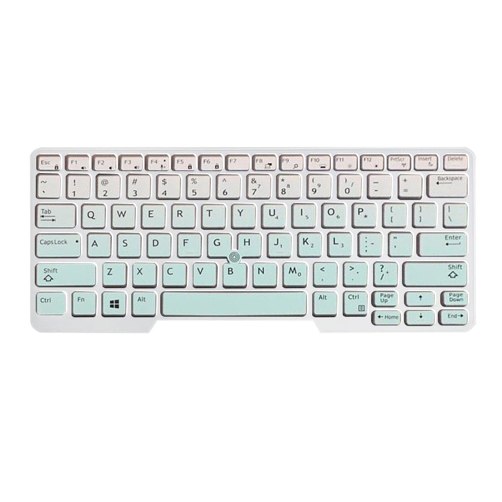Silicone Keyboard Skin for Dell Latitude E5480 E5490 Mint Green Gradient
