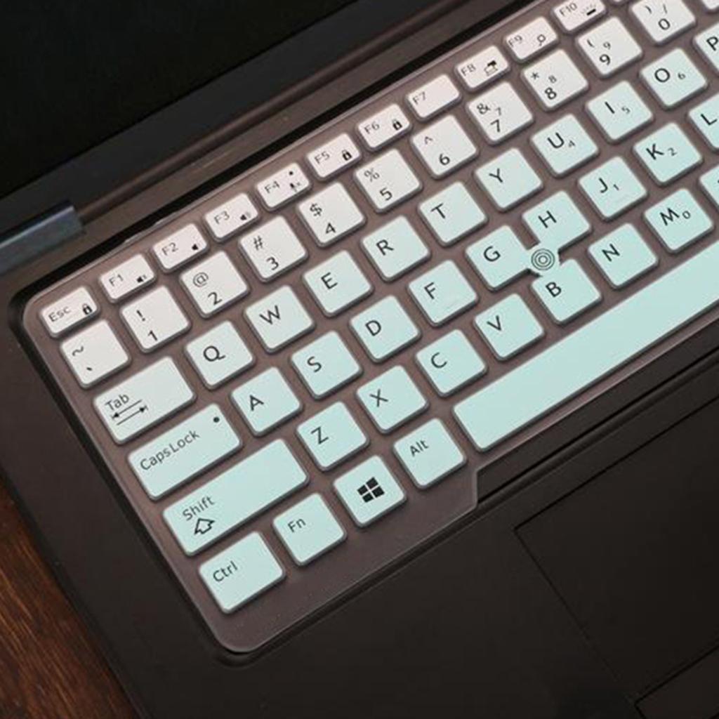 Silicone Keyboard Skin for Dell Latitude E5480 E5490 Mint Green Gradient