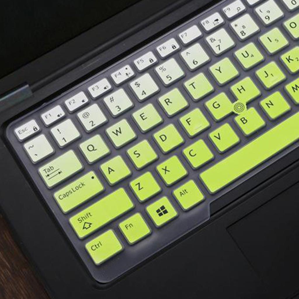 Silicone Keyboard Skin for Dell Latitude E5480 E5490 Green Gradient
