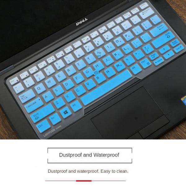 Silicone Keyboard Skin for Dell Latitude E5480 E5490 Blue Gradient