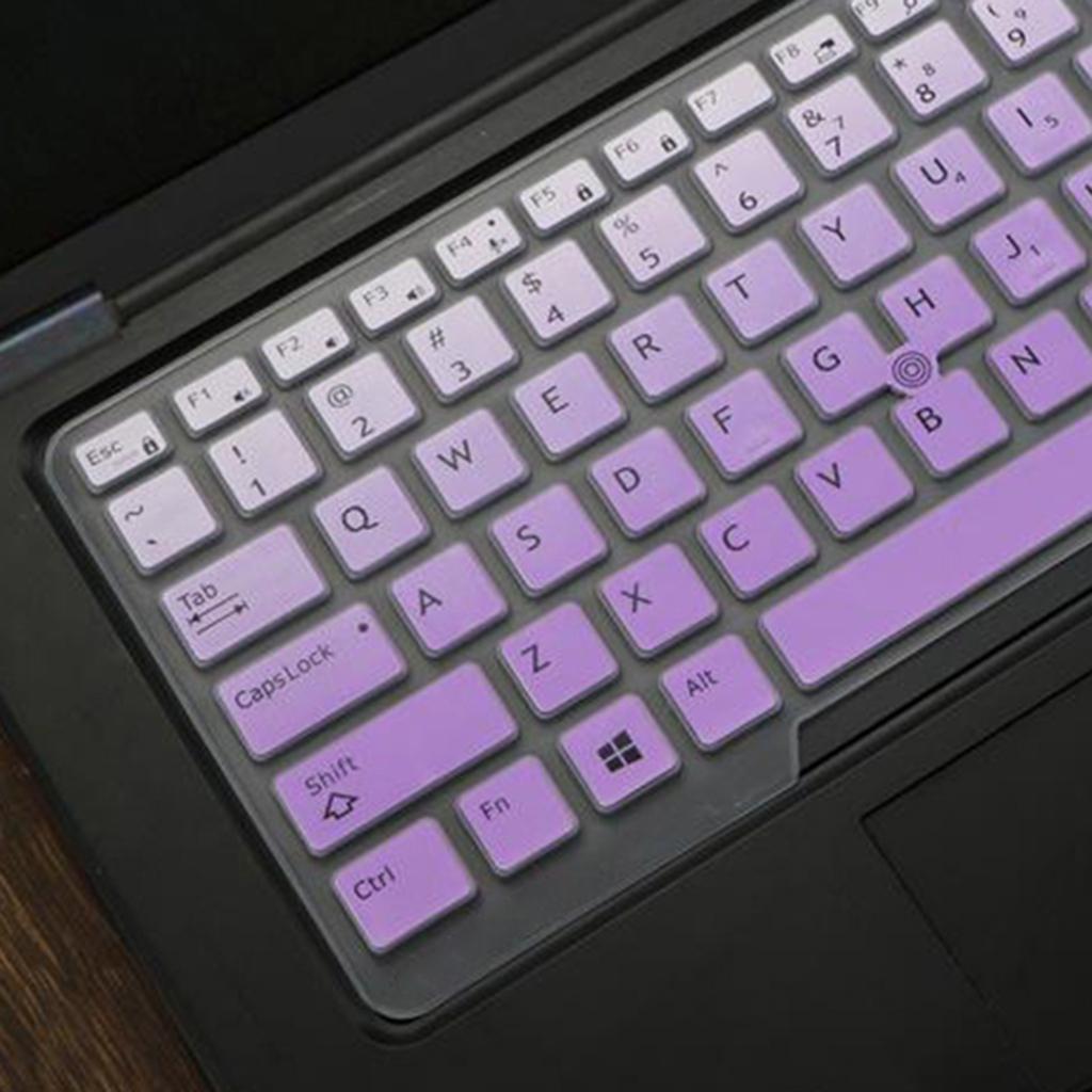 Silicone Keyboard Skin for Dell Latitude E5480 E5490 Purple Gradient