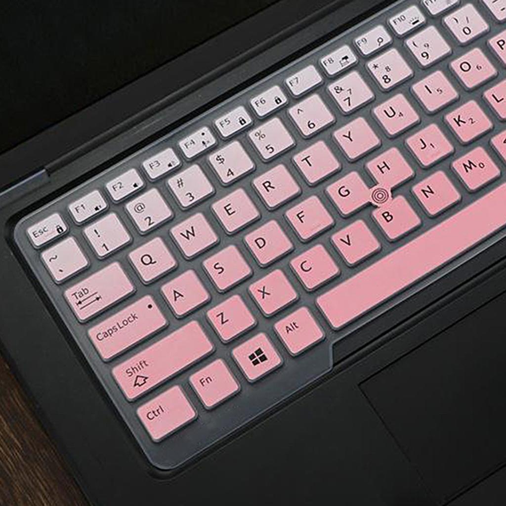 Silicone Keyboard Skin for Dell Latitude E5480 E5490 Pink Gradient