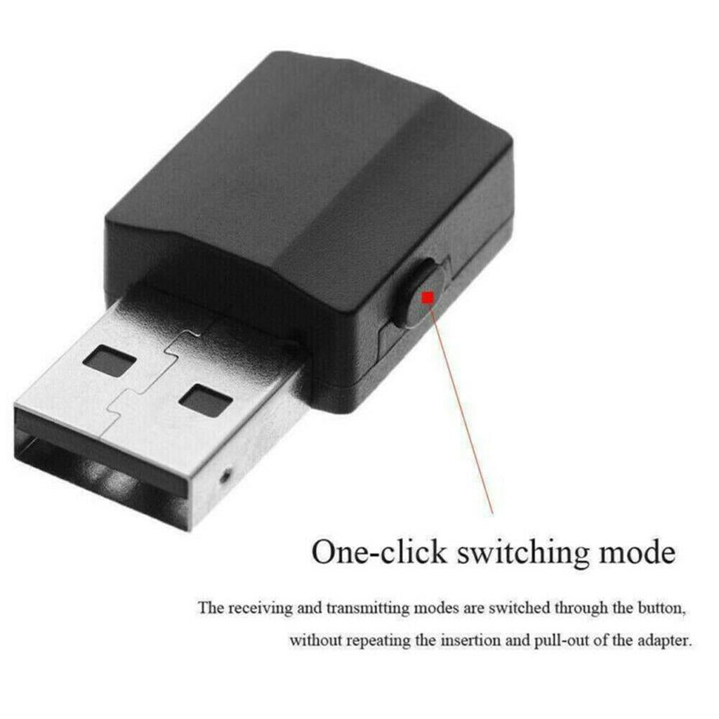 2in1 Mini USB Bluetooth 5.0 Adapter Desktop Audio Receiver / Transmitter