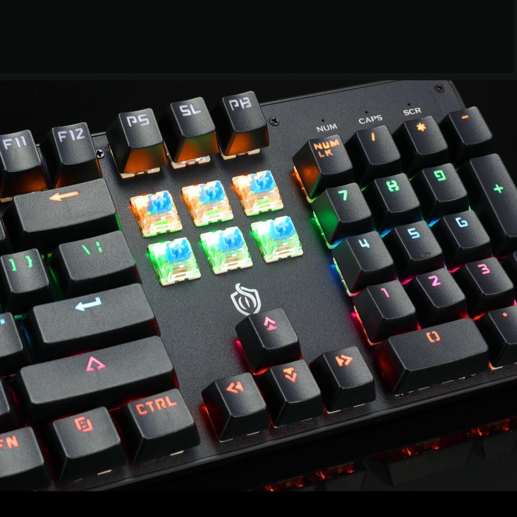 Waterproof Mechanical Keyboard 104 Anti-Ghosting Optical Switch LED Backlit