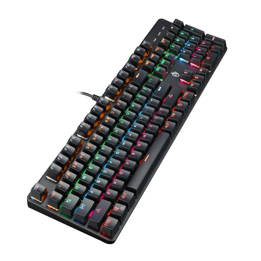 USB Wired LED Backlit Ergonomic Gamer Keyboard For PC Laptop Black