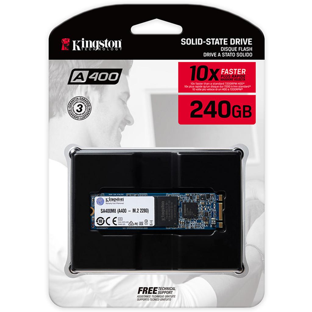 Kingston SA400M8 SSD Internal Solid State Drive M.2 HD for Laptops 240G
