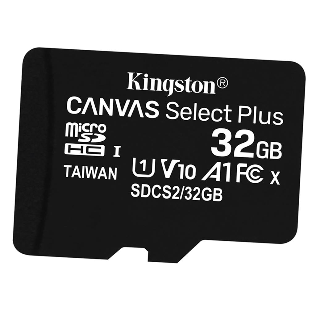New Kingston Canvas Select Plus Micro SD Card SDHC SDXC Class 10 UHS-I 32G
