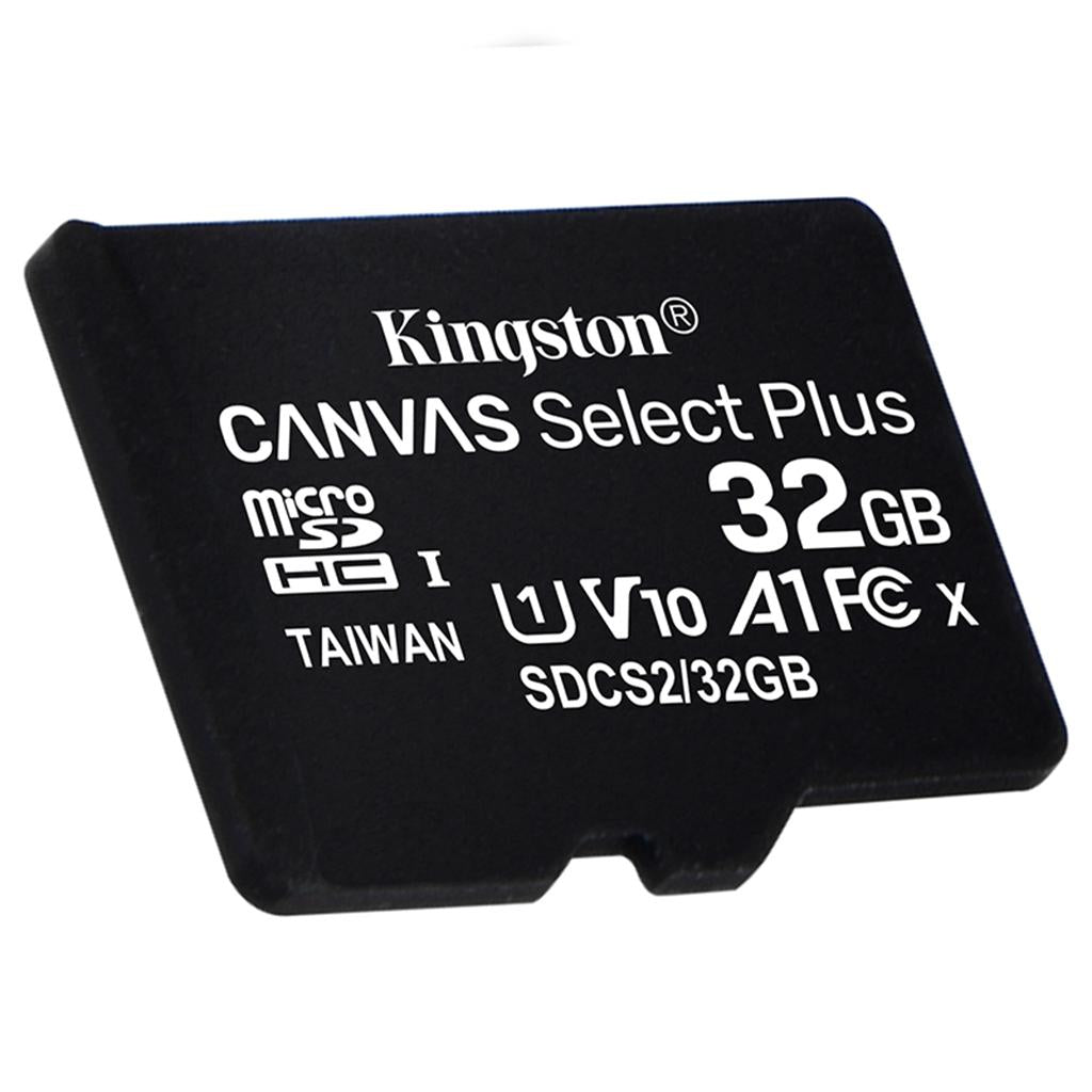 New Kingston Canvas Select Plus Micro SD Card SDHC SDXC Class 10 UHS-I 32G