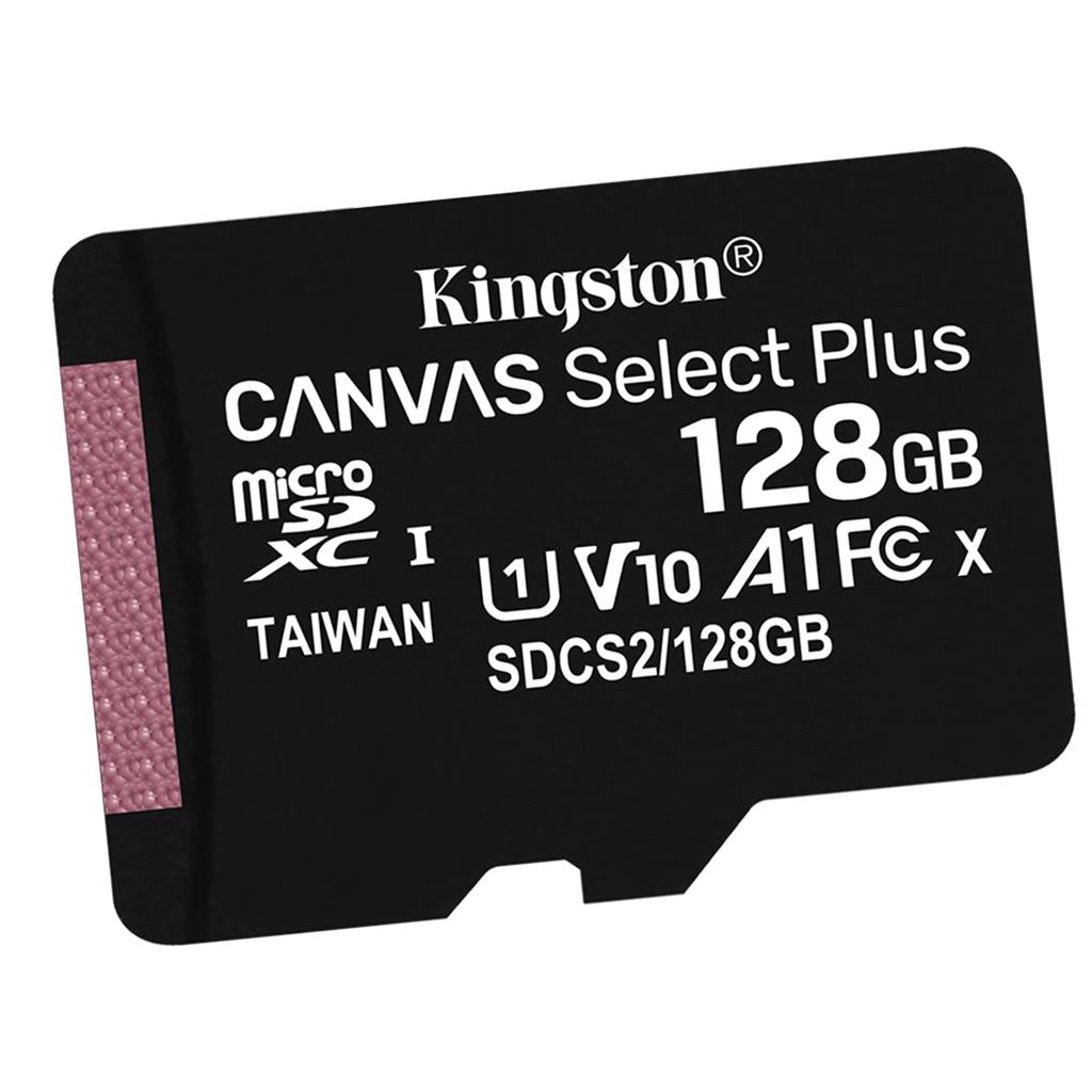 New Kingston Canvas Select Plus Micro SD Card SDHC SDXC Class 10 UHS-I 128G