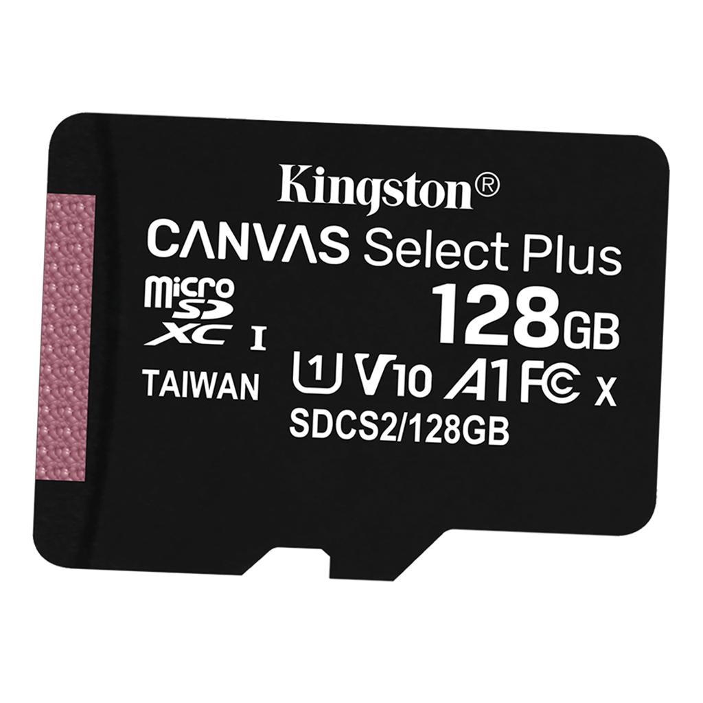 New Kingston Canvas Select Plus Micro SD Card SDHC SDXC Class 10 UHS-I 128G