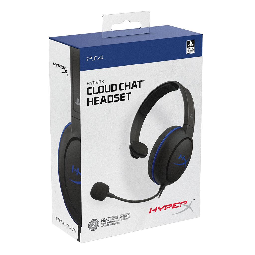 HyperX Cloud Chat Headset Official PS4 Licensed chat headset & Mic