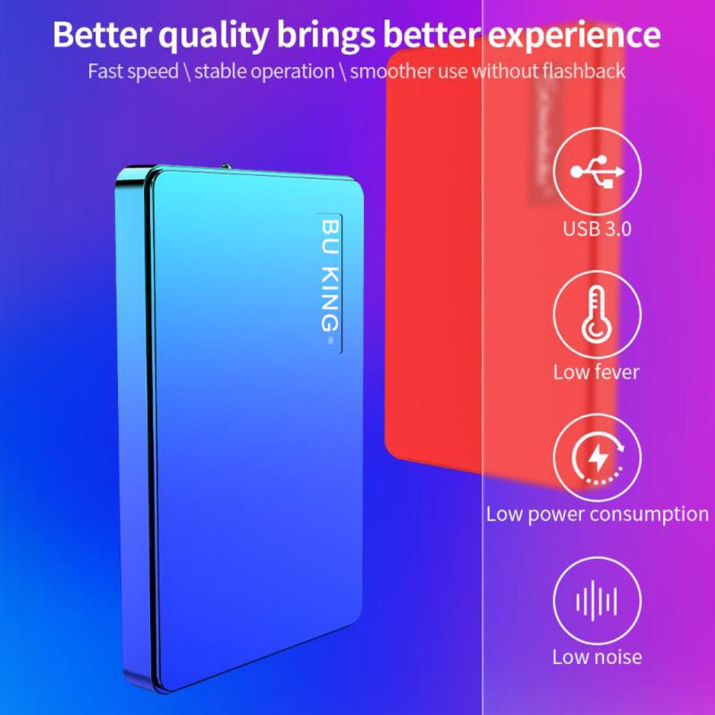 Portable USB 3.0 Hard Drive Disk HDD 5Gbps for Laptop 60G