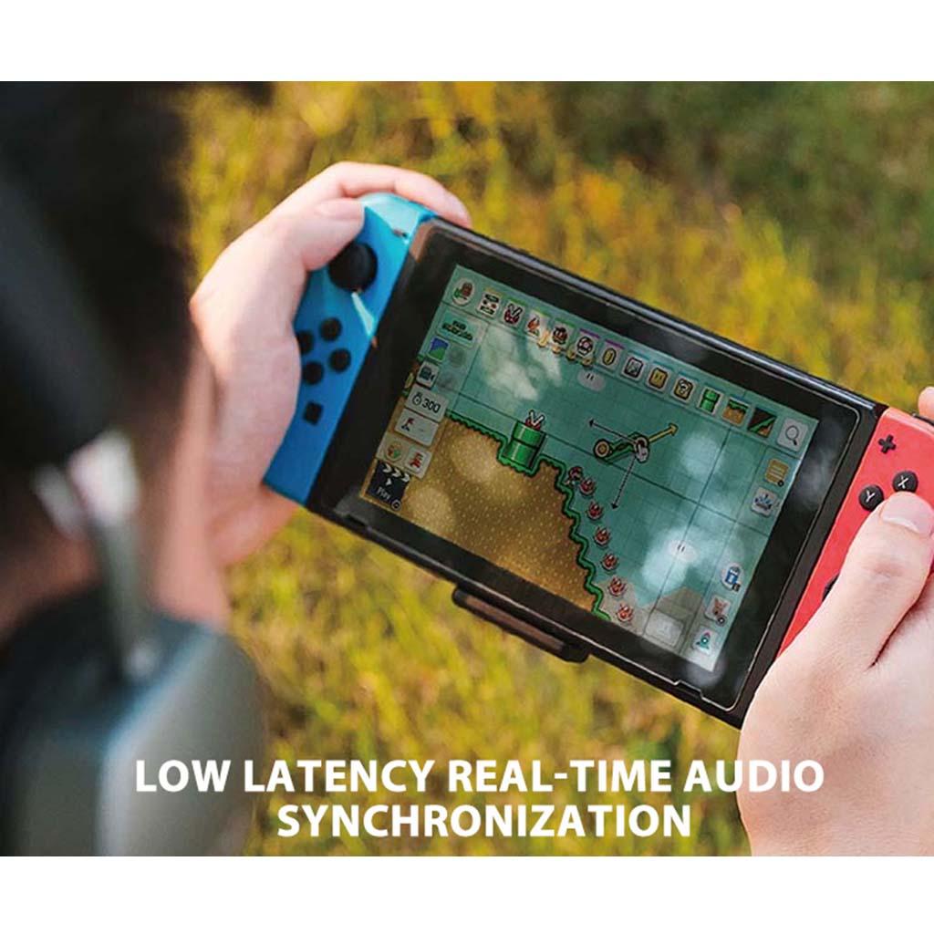 Bluetooth Transmitter for Nintendo Switch/Switch Lite/PS4/PC Blue red