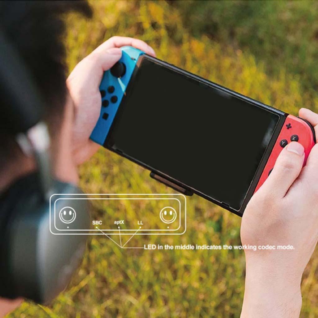 Bluetooth Transmitter for Nintendo Switch/Switch Lite/PS4/PC Black