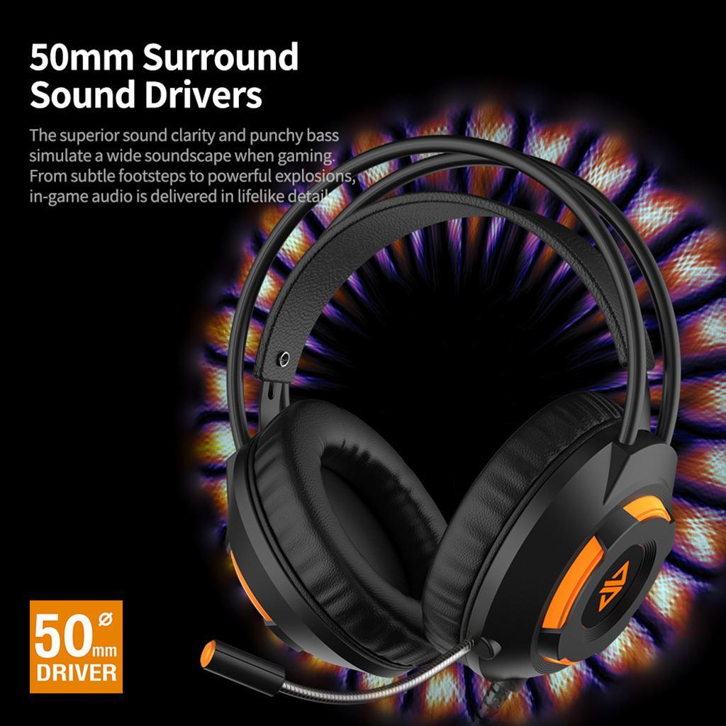 AX120 Stereo Gaming Noise-cancelling Wired Headset Black( 3.5mm)