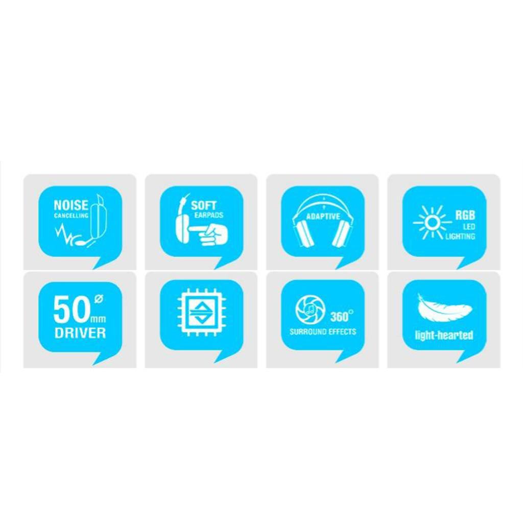 AX361 Wired 3.5mm Gaming Headset Stereo Sound Headphones For Computer/Laptop