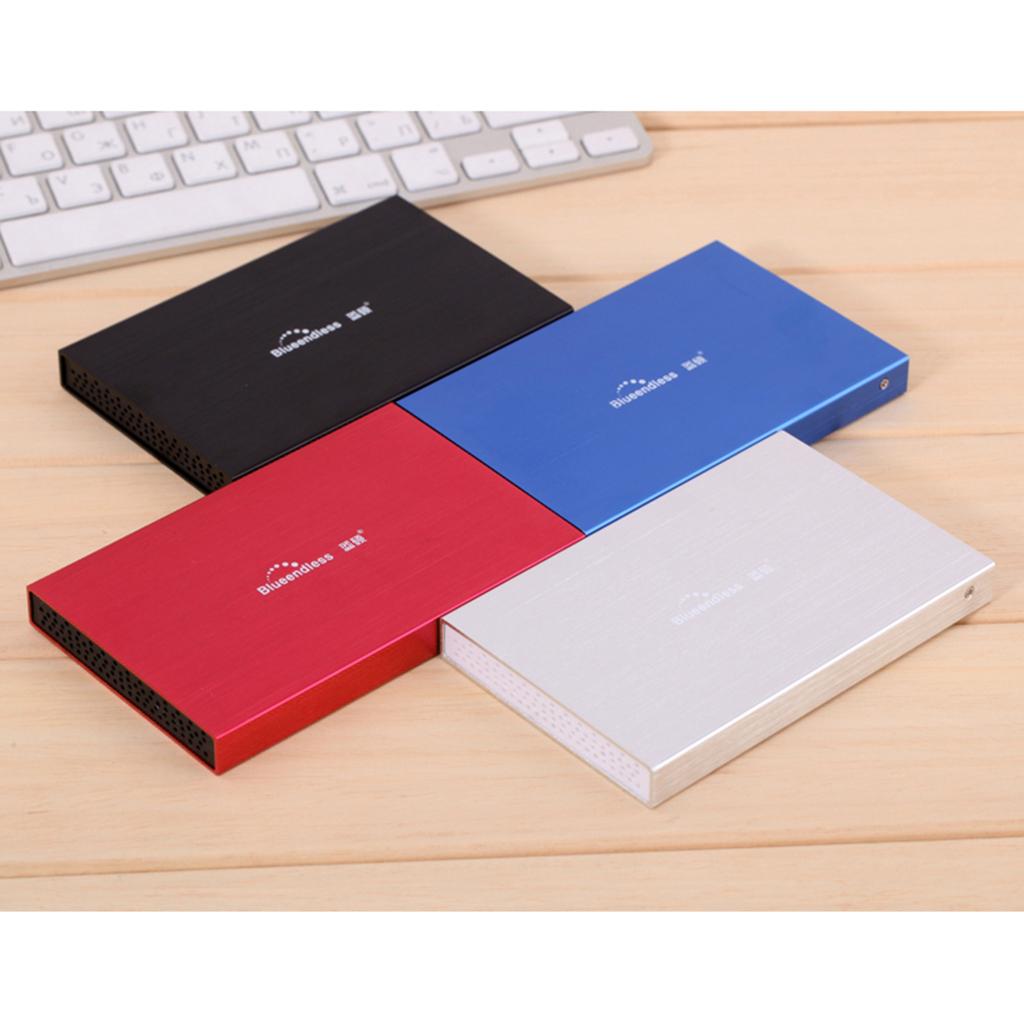 Blueendless 2.5" HDD Portable External Hard Drive for Laptop Blue 250GB