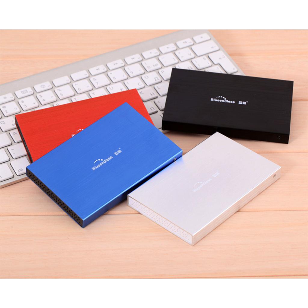 Blueendless 2.5" HDD Portable External Hard Drive for Laptop Silver 160GB